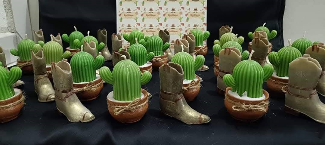 Velas temáticas para eventos 🌵